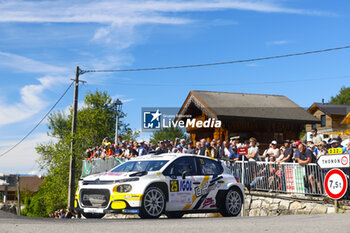 06/09/2024 - 25 MARCHAL Jean Renaud, GRANDCLAIR Karine, Citroën C3 Rally2, action during the Rallye Mont-Blanc Morzine 2024, 6th round of the Championnat de France des Rallyes 2024, from September 6 to 9 in Morzine, France - AUTO - RALLYE MONT-BLANC MORZINE 2024 - RALLY - MOTORI