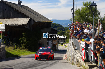 06/09/2024 - 29 TAILLER Tanguy, JAIME Julien, Skoda Fabia Evo Rally2, Bonneton HDG - 2C, action during the Rallye Mont-Blanc Morzine 2024, 6th round of the Championnat de France des Rallyes 2024, from September 6 to 9 in Morzine, France - AUTO - RALLYE MONT-BLANC MORZINE 2024 - RALLY - MOTORI