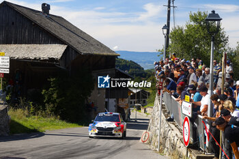 06/09/2024 - 30 MOLLIER Stephane, MOLLIER Charline, Skoda Fabia Evo Rally2, action during the Rallye Mont-Blanc Morzine 2024, 6th round of the Championnat de France des Rallyes 2024, from September 6 to 9 in Morzine, France - AUTO - RALLYE MONT-BLANC MORZINE 2024 - RALLY - MOTORI