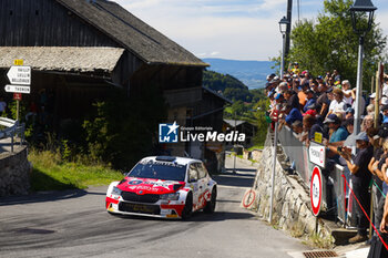 06/09/2024 - 32 COPPENS Mike, ROUX Christophe, Skoda Fabia Rally2, action during the Rallye Mont-Blanc Morzine 2024, 6th round of the Championnat de France des Rallyes 2024, from September 6 to 9 in Morzine, France - AUTO - RALLYE MONT-BLANC MORZINE 2024 - RALLY - MOTORI