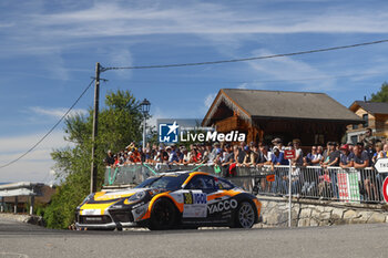 06/09/2024 - 38 COSSON Anthony, MILLET Kevin, Porsche 911 GT+, action during the Rallye Mont-Blanc Morzine 2024, 6th round of the Championnat de France des Rallyes 2024, from September 6 to 9 in Morzine, France - AUTO - RALLYE MONT-BLANC MORZINE 2024 - RALLY - MOTORI