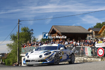 06/09/2024 - 42 BECT Fabrice, MICHAL Arnaud, Alpine A110 GT+, Team FJ, action during the Rallye Mont-Blanc Morzine 2024, 6th round of the Championnat de France des Rallyes 2024, from September 6 to 9 in Morzine, France - AUTO - RALLYE MONT-BLANC MORZINE 2024 - RALLY - MOTORI