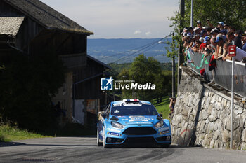 06/09/2024 - 49 BAFFOUN Philippe, MAURIN Mathieu, Ford Fiesta RS WRC, action during the Rallye Mont-Blanc Morzine 2024, 6th round of the Championnat de France des Rallyes 2024, from September 6 to 9 in Morzine, France - AUTO - RALLYE MONT-BLANC MORZINE 2024 - RALLY - MOTORI