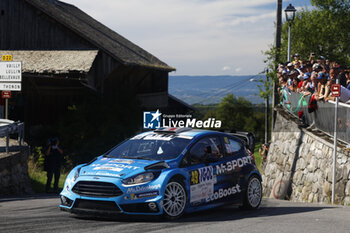 06/09/2024 - 49 BAFFOUN Philippe, MAURIN Mathieu, Ford Fiesta RS WRC, action during the Rallye Mont-Blanc Morzine 2024, 6th round of the Championnat de France des Rallyes 2024, from September 6 to 9 in Morzine, France - AUTO - RALLYE MONT-BLANC MORZINE 2024 - RALLY - MOTORI