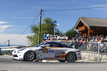 06/09/2024 - 53 CLAIRAY Yann, DE TURCKHEIM Gilles, Alpine A110 RGT, action during the Rallye Mont-Blanc Morzine 2024, 6th round of the Championnat de France des Rallyes 2024, from September 6 to 9 in Morzine, France - AUTO - RALLYE MONT-BLANC MORZINE 2024 - RALLY - MOTORI