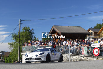 06/09/2024 - 58 PAUTOU Loic, POSTEL Sonny, Alpine A110 RGT, action during the Rallye Mont-Blanc Morzine 2024, 6th round of the Championnat de France des Rallyes 2024, from September 6 to 9 in Morzine, France - AUTO - RALLYE MONT-BLANC MORZINE 2024 - RALLY - MOTORI