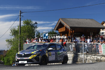 06/09/2024 - 72 PIETRI Jean-Claude, MUSELLI Jean Francois, Renault Clio Rally5, action during the Rallye Mont-Blanc Morzine 2024, 6th round of the Championnat de France des Rallyes 2024, from September 6 to 9 in Morzine, France - AUTO - RALLYE MONT-BLANC MORZINE 2024 - RALLY - MOTORI