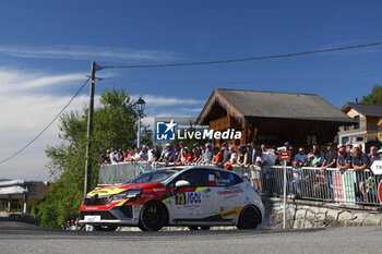 06/09/2024 - 73 FACCHINETTI Amaury, DEGUS Corentin, Renault Clio Rally5, action during the Rallye Mont-Blanc Morzine 2024, 6th round of the Championnat de France des Rallyes 2024, from September 6 to 9 in Morzine, France - AUTO - RALLYE MONT-BLANC MORZINE 2024 - RALLY - MOTORI