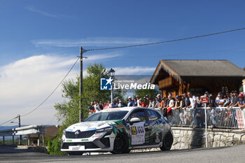 06/09/2024 - 75 POTARD Maxence, GOUTRY-ANDRE Albin, Renault Clio Rally5, PH Sport by Minerva Oil, action during the Rallye Mont-Blanc Morzine 2024, 6th round of the Championnat de France des Rallyes 2024, from September 6 to 9 in Morzine, France - AUTO - RALLYE MONT-BLANC MORZINE 2024 - RALLY - MOTORI