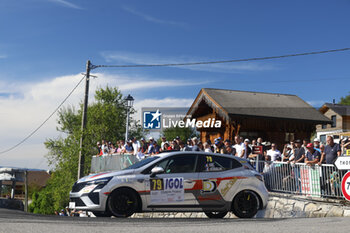 06/09/2024 - 79 DIEL Anthony, GOSSELIN Yannis, Renault Clio Rally5, action during the Rallye Mont-Blanc Morzine 2024, 6th round of the Championnat de France des Rallyes 2024, from September 6 to 9 in Morzine, France - AUTO - RALLYE MONT-BLANC MORZINE 2024 - RALLY - MOTORI