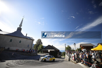 06/09/2024 - 82 GIRAUD Franck, GUILLAUME Sylvain, Renault Clio Rally5, action during the Rallye Mont-Blanc Morzine 2024, 6th round of the Championnat de France des Rallyes 2024, from September 6 to 9 in Morzine, France - AUTO - RALLYE MONT-BLANC MORZINE 2024 - RALLY - MOTORI