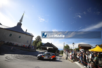 06/09/2024 - 83 RIVALLANT Néo, BLANC Nicolas, Renault Clio Rally5, action during the Rallye Mont-Blanc Morzine 2024, 6th round of the Championnat de France des Rallyes 2024, from September 6 to 9 in Morzine, France - AUTO - RALLYE MONT-BLANC MORZINE 2024 - RALLY - MOTORI