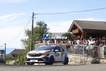 06/09/2024 - 89 OLEA Charlotte, PAGES Cecile, Renault Clio Rally5, action during the Rallye Mont-Blanc Morzine 2024, 6th round of the Championnat de France des Rallyes 2024, from September 6 to 9 in Morzine, France - AUTO - RALLYE MONT-BLANC MORZINE 2024 - RALLY - MOTORI