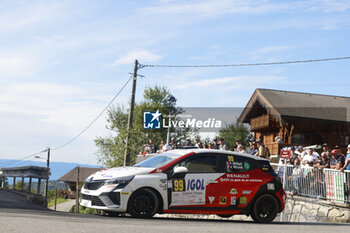 06/09/2024 - 99 MISIEK Frederic, MISIEK Valerie, Renault Clio Rally5, action during the Rallye Mont-Blanc Morzine 2024, 6th round of the Championnat de France des Rallyes 2024, from September 6 to 9 in Morzine, France - AUTO - RALLYE MONT-BLANC MORZINE 2024 - RALLY - MOTORI