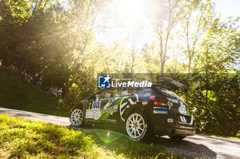 06/09/2024 - 02 ROSSEL Léo, MERCOIRET Guillaume, Citroën C3 Rally2, PH Sport by Minerva Oil, action during the Rallye Mont-Blanc Morzine 2024, 6th round of the Championnat de France des Rallyes 2024, from September 6 to 9 in Morzine, France - AUTO - RALLYE MONT-BLANC MORZINE 2024 - RALLY - MOTORI