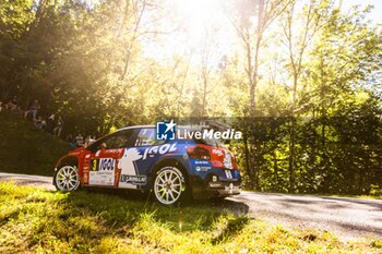 06/09/2024 - 03 BONATO Yoann, BOULLOUD Benjamin, Citroën C3 Rally2, Trajectus Motorsport, action during the Rallye Mont-Blanc Morzine 2024, 6th round of the Championnat de France des Rallyes 2024, from September 6 to 9 in Morzine, France - AUTO - RALLYE MONT-BLANC MORZINE 2024 - RALLY - MOTORI