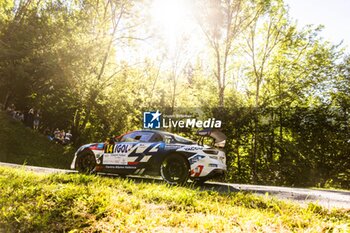 06/09/2024 - 14 ROBERT Cedric, DUVAL Matthieu, Alpine A110 RGT, Bonneton HDG - 2C, action during the Rallye Mont-Blanc Morzine 2024, 6th round of the Championnat de France des Rallyes 2024, from September 6 to 9 in Morzine, France - AUTO - RALLYE MONT-BLANC MORZINE 2024 - RALLY - MOTORI