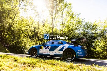 06/09/2024 - 15 ASTIER Raphael, GIRAUDET Denis, Alpine A110 GT+, CHL Sport Auto, action during the Rallye Mont-Blanc Morzine 2024, 6th round of the Championnat de France des Rallyes 2024, from September 6 to 9 in Morzine, France - AUTO - RALLYE MONT-BLANC MORZINE 2024 - RALLY - MOTORI