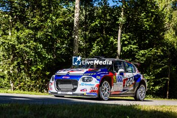 06/09/2024 - 16 DARMEZIN Lucas, AUGE Valentin, Citroën C3 Rally2, V.I.P - Enjolras Race, action during the Rallye Mont-Blanc Morzine 2024, 6th round of the Championnat de France des Rallyes 2024, from September 6 to 9 in Morzine, France - AUTO - RALLYE MONT-BLANC MORZINE 2024 - RALLY - MOTORI