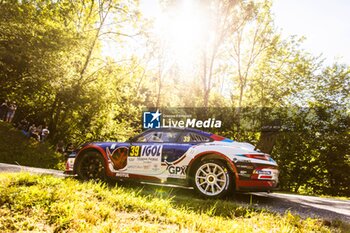 06/09/2024 - 39 JEAN-JOSEPH Simon, ROCHE Yannick, Porsche 991 GT3 Cup GT+, action during the Rallye Mont-Blanc Morzine 2024, 6th round of the Championnat de France des Rallyes 2024, from September 6 to 9 in Morzine, France - AUTO - RALLYE MONT-BLANC MORZINE 2024 - RALLY - MOTORI