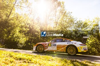 06/09/2024 - 40 LAGRUE Gwen, VILMOT Maxime, Porsche 911 GT3 Cup GT+, Team 2B Autosport, action during the Rallye Mont-Blanc Morzine 2024, 6th round of the Championnat de France des Rallyes 2024, from September 6 to 9 in Morzine, France - AUTO - RALLYE MONT-BLANC MORZINE 2024 - RALLY - MOTORI