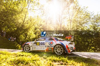 06/09/2024 - 50 ROCHE Pierre, ROCHE Martine, Alpine A110 RGT, Team FJ, action during the Rallye Mont-Blanc Morzine 2024, 6th round of the Championnat de France des Rallyes 2024, from September 6 to 9 in Morzine, France - AUTO - RALLYE MONT-BLANC MORZINE 2024 - RALLY - MOTORI