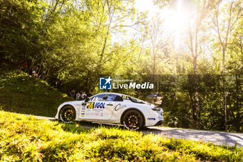 06/09/2024 - 58 PAUTOU Loic, POSTEL Sonny, Alpine A110 RGT, action during the Rallye Mont-Blanc Morzine 2024, 6th round of the Championnat de France des Rallyes 2024, from September 6 to 9 in Morzine, France - AUTO - RALLYE MONT-BLANC MORZINE 2024 - RALLY - MOTORI