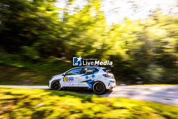 06/09/2024 - 63 BOISSENIN David, DEPEUX Romain, Renault Clio Rally3, action during the Rallye Mont-Blanc Morzine 2024, 6th round of the Championnat de France des Rallyes 2024, from September 6 to 9 in Morzine, France - AUTO - RALLYE MONT-BLANC MORZINE 2024 - RALLY - MOTORI