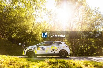 06/09/2024 - 69 JANNY Jerome, BEAUDOUIN Aurelien, Renault Clio Rally5, action during the Rallye Mont-Blanc Morzine 2024, 6th round of the Championnat de France des Rallyes 2024, from September 6 to 9 in Morzine, France - AUTO - RALLYE MONT-BLANC MORZINE 2024 - RALLY - MOTORI