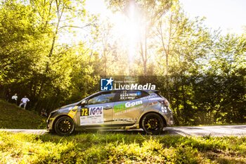 06/09/2024 - 72 PIETRI Jean-Claude, MUSELLI Jean Francois, Renault Clio Rally5, action during the Rallye Mont-Blanc Morzine 2024, 6th round of the Championnat de France des Rallyes 2024, from September 6 to 9 in Morzine, France - AUTO - RALLYE MONT-BLANC MORZINE 2024 - RALLY - MOTORI