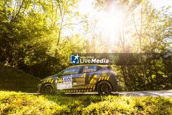 06/09/2024 - 74 VAUCLARE Tom, VAUCLARE Frédéric, Renault Clio Rally5, action during the Rallye Mont-Blanc Morzine 2024, 6th round of the Championnat de France des Rallyes 2024, from September 6 to 9 in Morzine, France - AUTO - RALLYE MONT-BLANC MORZINE 2024 - RALLY - MOTORI