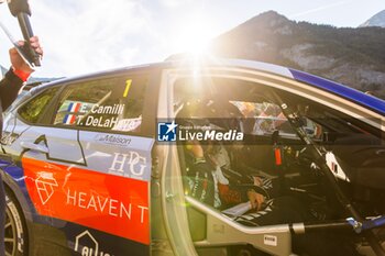 06/09/2024 - CAMILLI Eric, DE LA HAYE Thibault, Hyundai i20N Rally2, Bonneton HDG - 2C, portrait during the Rallye Mont-Blanc Morzine 2024, 6th round of the Championnat de France des Rallyes 2024, from September 6 to 9 in Morzine, France - AUTO - RALLYE MONT-BLANC MORZINE 2024 - RALLY - MOTORI