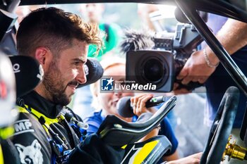 06/09/2024 - FRANCESCHI Jean Baptiste, ESCARTEFIGUE Jules, Ford Fiesta MKII Rally2, Sarrazin Motorsport Iron Lynx, portrait during the Rallye Mont-Blanc Morzine 2024, 6th round of the Championnat de France des Rallyes 2024, from September 6 to 9 in Morzine, France - AUTO - RALLYE MONT-BLANC MORZINE 2024 - RALLY - MOTORI