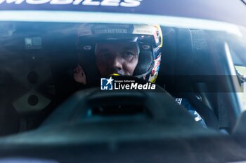 06/09/2024 - LOEB Sebastien, GODEY Laurène, Alpine A110 GT+, portrait during the Rallye Mont-Blanc Morzine 2024, 6th round of the Championnat de France des Rallyes 2024, from September 6 to 9 in Morzine, France - AUTO - RALLYE MONT-BLANC MORZINE 2024 - RALLY - MOTORI