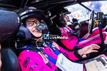 06/09/2024 - RUMEAU Sarah, AMBLARD Julie, Ford Fiesta MKII Rally2, Sarrazin Motorsport Iron Lynx, portrait during the Rallye Mont-Blanc Morzine 2024, 6th round of the Championnat de France des Rallyes 2024, from September 6 to 9 in Morzine, France - AUTO - RALLYE MONT-BLANC MORZINE 2024 - RALLY - MOTORI