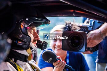 06/09/2024 - ASTIER Raphael, GIRAUDET Denis, Alpine A110 GT+, CHL Sport Auto, portrait during the Rallye Mont-Blanc Morzine 2024, 6th round of the Championnat de France des Rallyes 2024, from September 6 to 9 in Morzine, France - AUTO - RALLYE MONT-BLANC MORZINE 2024 - RALLY - MOTORI