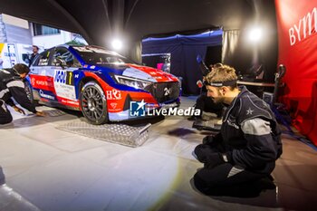 06/09/2024 - 01 CAMILLI Eric, DE LA HAYE Thibault, Hyundai i20N Rally2, Bonneton HDG - 2C, ambiance during the Rallye Mont-Blanc Morzine 2024, 6th round of the Championnat de France des Rallyes 2024, from September 6 to 9 in Morzine, France - AUTO - RALLYE MONT-BLANC MORZINE 2024 - RALLY - MOTORI