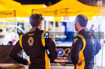 06/09/2024 - PELAMOURGUES Arthur, POUGET Bastien, Renault Clio Rally5, FOSTIER Romain, ABCHICHE Ophélie, Renault Clio Rally5, portrait during the Rallye Mont-Blanc Morzine 2024, 6th round of the Championnat de France des Rallyes 2024, from September 6 to 9 in Morzine, France - AUTO - RALLYE MONT-BLANC MORZINE 2024 - RALLY - MOTORI