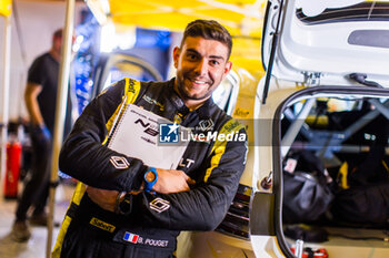 06/09/2024 - PELAMOURGUES Arthur, POUGET Bastien, Renault Clio Rally5, portrait during the Rallye Mont-Blanc Morzine 2024, 6th round of the Championnat de France des Rallyes 2024, from September 6 to 9 in Morzine, France - AUTO - RALLYE MONT-BLANC MORZINE 2024 - RALLY - MOTORI