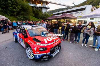 06/09/2024 - 03 BONATO Yoann, BOULLOUD Benjamin, Citroën C3 Rally2, Trajectus Motorsport, ambiance during the Rallye Mont-Blanc Morzine 2024, 6th round of the Championnat de France des Rallyes 2024, from September 6 to 9 in Morzine, France - AUTO - RALLYE MONT-BLANC MORZINE 2024 - RALLY - MOTORI