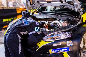 06/09/2024 - 04 FRANCESCHI Jean Baptiste, ESCARTEFIGUE Jules, Ford Fiesta MKII Rally2, Sarrazin Motorsport Iron Lynx, ambiance during the Rallye Mont-Blanc Morzine 2024, 6th round of the Championnat de France des Rallyes 2024, from September 6 to 9 in Morzine, France - AUTO - RALLYE MONT-BLANC MORZINE 2024 - RALLY - MOTORI