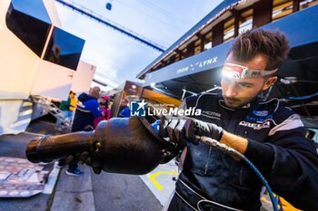 06/09/2024 - 04 FRANCESCHI Jean Baptiste, ESCARTEFIGUE Jules, Ford Fiesta MKII Rally2, Sarrazin Motorsport Iron Lynx, ambiance during the Rallye Mont-Blanc Morzine 2024, 6th round of the Championnat de France des Rallyes 2024, from September 6 to 9 in Morzine, France - AUTO - RALLYE MONT-BLANC MORZINE 2024 - RALLY - MOTORI