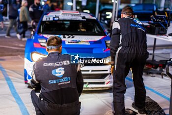 06/09/2024 - 19 SARRAZIN Pablo, COMBE Geoffrey, Volkswagen Polo Rally2, Sarrazin Motorsport Iron Lynx, action during the Rallye Mont-Blanc Morzine 2024, 6th round of the Championnat de France des Rallyes 2024, from September 6 to 9 in Morzine, France - AUTO - RALLYE MONT-BLANC MORZINE 2024 - RALLY - MOTORI