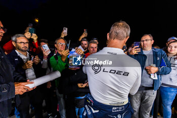 06/09/2024 - LOEB Sebastien, GODEY Laurène, Alpine A110 GT+, portrait during the Rallye Mont-Blanc Morzine 2024, 6th round of the Championnat de France des Rallyes 2024, from September 6 to 9 in Morzine, France - AUTO - RALLYE MONT-BLANC MORZINE 2024 - RALLY - MOTORI