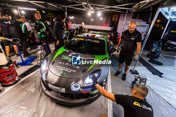 06/09/2024 - 52 GODARD Ludovic, BOLE RICHARD Matthieu, Alpine A110 RGT, ambiance during the Rallye Mont-Blanc Morzine 2024, 6th round of the Championnat de France des Rallyes 2024, from September 6 to 9 in Morzine, France - AUTO - RALLYE MONT-BLANC MORZINE 2024 - RALLY - MOTORI