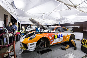 06/09/2024 - 40 LAGRUE Gwen, VILMOT Maxime, Porsche 911 GT3 Cup GT+, Team 2B Autosport, ambiance during the Rallye Mont-Blanc Morzine 2024, 6th round of the Championnat de France des Rallyes 2024, from September 6 to 9 in Morzine, France - AUTO - RALLYE MONT-BLANC MORZINE 2024 - RALLY - MOTORI