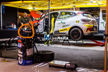 06/09/2024 - 65 CORBERAND Yoan, COMPOZIEUX Pauline, Renault Clio Rally5, ambiance during the Rallye Mont-Blanc Morzine 2024, 6th round of the Championnat de France des Rallyes 2024, from September 6 to 9 in Morzine, France - AUTO - RALLYE MONT-BLANC MORZINE 2024 - RALLY - MOTORI