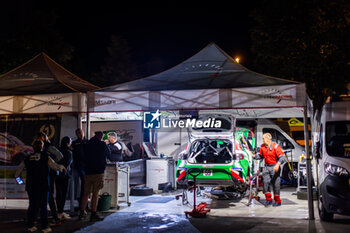 06/09/2024 - 59 STIRLING Benjamin, STIRLING Florence, Renault Clio Rally3, Renault Sport, ambiance during the Rallye Mont-Blanc Morzine 2024, 6th round of the Championnat de France des Rallyes 2024, from September 6 to 9 in Morzine, France - AUTO - RALLYE MONT-BLANC MORZINE 2024 - RALLY - MOTORI