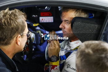 06/09/2024 - LOEB Sebastien, GODEY Laurène, Alpine A110 GT+, portrait during the Rallye Mont-Blanc Morzine 2024, 6th round of the Championnat de France des Rallyes 2024, from September 6 to 9 in Morzine, France - AUTO - RALLYE MONT-BLANC MORZINE 2024 - RALLY - MOTORI