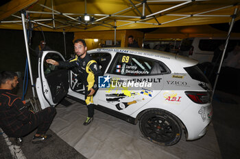 06/09/2024 - JANNY Jerome, BEAUDOUIN Aurelien, Renault Clio Rally5, portrait during the Rallye Mont-Blanc Morzine 2024, 6th round of the Championnat de France des Rallyes 2024, from September 6 to 9 in Morzine, France - AUTO - RALLYE MONT-BLANC MORZINE 2024 - RALLY - MOTORI